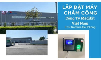 Giải Pháp Lắp Máy Chấm Công Cho Công ty Medikit Việt Nam, KCN Nomura